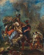 The Abduction of Rebecca, Eugene Delacroix
